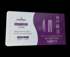 Tips soft gel Paris Night SET CORTO