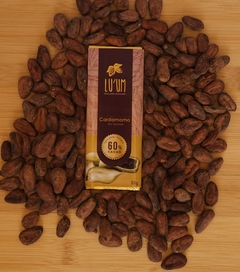 60 % Cacao Semi-Sweet Chocolate with Cardamom Seeds [3.4 oz] - buy online