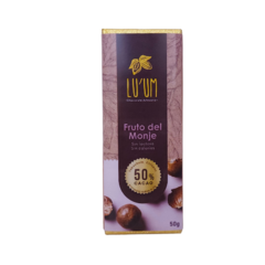 50 % cacao paste with monkfruit. NO CALORIES [3.4 oz] on internet