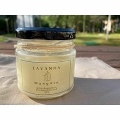 Vela Perfumada de Lavanda - Mangata Velas Aromáticas