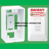 Interruptor Externo 1 Tecla Simples 940 + Caixa Externa 934 FAME Cod.61