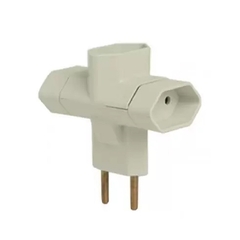 Adaptador Para Tomada 2P 10A 3 Saidas Tipo T Ref.1213 Cod.211 na internet