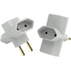 Adaptador Para Tomada 2P 10A 3 Saidas Tipo T Ref.1213 Cod.211