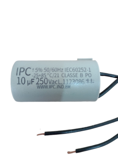 Capacitor Para Ventilador 10uf 2 Fios 250 VAC Cod.657 - comprar online