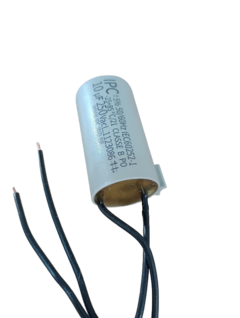 Capacitor Para Ventilador 10uf 2 Fios 250 VAC Cod.657 na internet