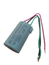 Capacitor Para Ventilador 3uf+7uf 3 Fios 127v 250 Vac Cod.44