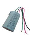 Capacitor Para Ventilador 4uf+8uf 3 Fios 127v 250 Vac Cod.37