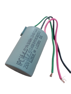 Capacitor Para Ventilador 4uf+8uf 3 Fios 127v 250 Vac Cod.37