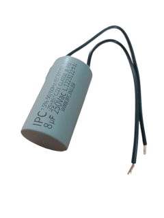 Capacitor Para Ventilador 8uf 2 Fios 250 Vac Cod.625