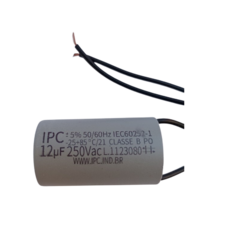 Capacitor Para Motor de Portao 220v 12UF 250VCA Cod.1020