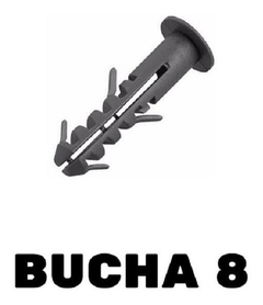 Bucha Pvc Nº 8 Com 25 Unidades Rr781 - comprar online