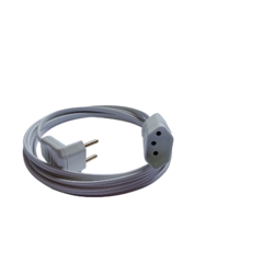 Extensao Eletrica 1 Metro 1 Tomada 10A 110/220v Fio 1,5mm Cod.442L - comprar online