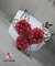 Flores Coração 3D Grande (3 unidades) - Mimos Delicatto