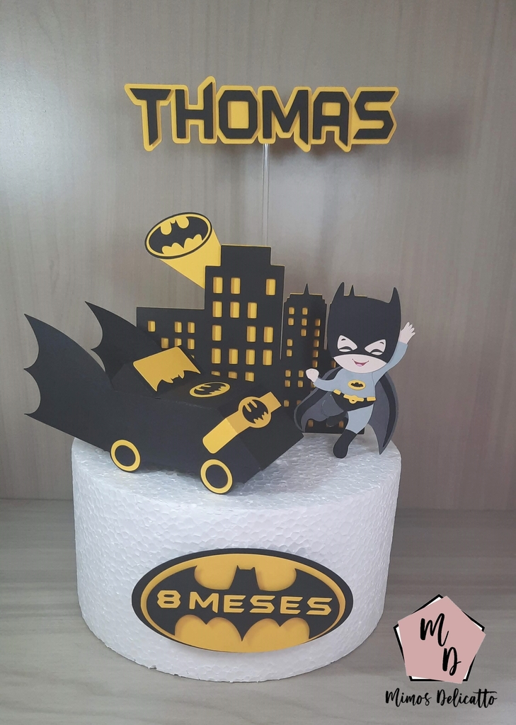 Topo de Bolo Lego Batman