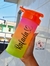 Copo Squeeze Degradê 3 cores Personalizado 500ml (Unidade) - Mimos Delicatto