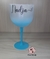 Taça Gin Degradê Azul Personalizada 550ml - comprar online