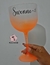 Taça Gin Degradê Laranja Personalizada 550ml - comprar online