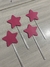 Tags Estrelas Rosa Pink (4 unidades) - comprar online