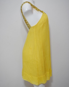 Vestido amarillo BCBGMAXAZRIA - comprar en línea