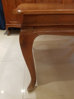 MESA DE JANTAR ELEGANTE EM MADEIRA NOBRE AO ESTILO CHIPANDELLE- CÓD. 860 na internet