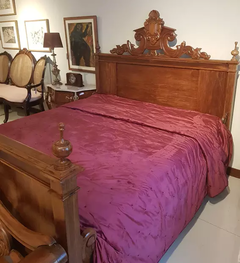 CAMA DE CASAL EM PUTUMUJU DO SÉCULO XIX, AO ESTILO IMPERIAL - CÓD. 184