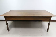 MESA DE FAZENDA EM VINHÁTICO, PÉS TORNEADOS - CÓD. 24