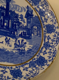 PRATO DECORATIVO REDONDO EM PORCELANA - CÓD. 235 na internet