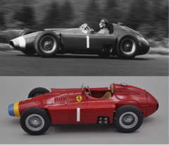 1956-08-05 Ferrari D50 (1) J. M. Fangio GER - Nurburgring 1