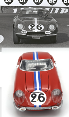 1966-06-19 275 GTB-C (26) Gianpiero Biscaldi - Michel de Bourbon-Parme Le Mans R