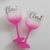 Taça Gin degradê rosa pink - loja online