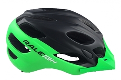 CASCO RALEIGH IN- MOULD NEGRO CON VERDE MATE