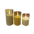 VELAS VELON LED VASO 12 CM COLORES BLANCOS O DORADOS