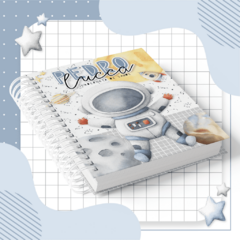 Kit Livro do Bebê + Caderneta de Saúde e Vacinação Menino - Tema Astronauta - loja online