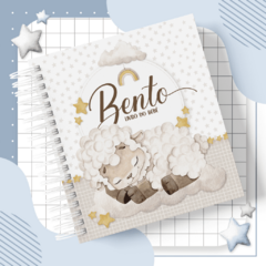 Kit Livro do Bebê + Caderneta de Saúde e Vacinação - Tema Ovelha