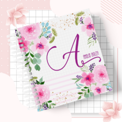 Kit Livro do Bebê + Caderneta de Saúde e Vacinação Menina - Tema Floral 1