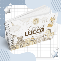 Kit Livro do Bebê + Caderneta de Saúde e Vacinação Menino - Tema Brinquedos - comprar online