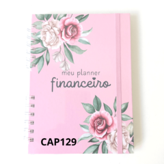 Planner Financeiro Anual Permanente - Capas Floral Romântico - comprar online