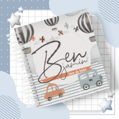 Kit Livro do Bebê + Caderneta de Saúde Menino - Tema My Little Boy - comprar online