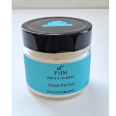 Vela aromática musk herbal 150g