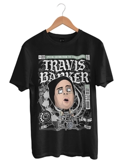 Camiseta Travis Barker Green Dragon Pop Culture