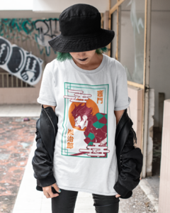 Camiseta Green Dragon Tanjiro Kamado Demon Slayer Anime - comprar online