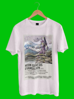 Camiseta Minimalista Neon Genesis Evangelion Green Dragon - comprar online