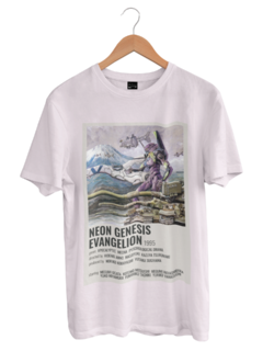 Camiseta Minimalista Neon Genesis Evangelion Green Dragon