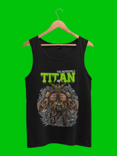 Camiseta Regata Attack on Titan Green Dragon