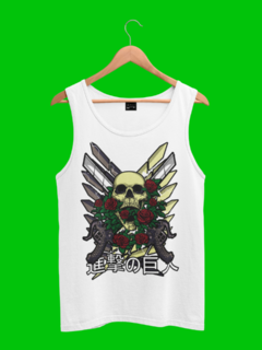 Camiseta Regata Attack on Titan Green Dragon