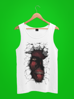 Camiseta Regata Attack On Titan Academia Green Dragon