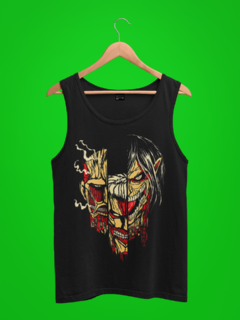 Camiseta Regata Attack On Titan Academia Green Dragon