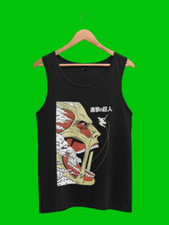 Camiseta Regata Attack On Titan Academia Green Dragon