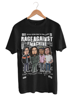 Camiseta Rage Against The Machine Green Dragon Pop Culture