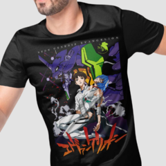 Camiseta Neon Gênesis Evangelion Green Dragon